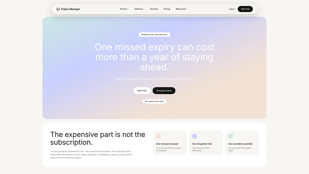 Expiry Manager - Screenshot 2