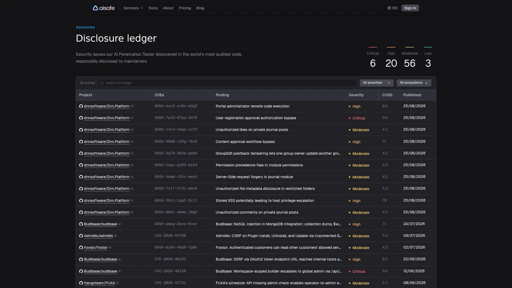 AISafe Labs AI Penetration Tester - Screenshot 3