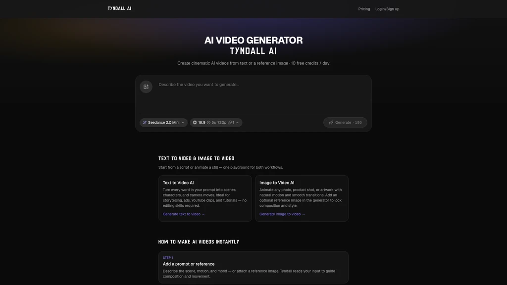 Tyndall AI - Screenshot 3