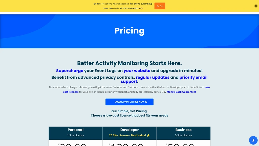 Activity Log Pro - Screenshot 4