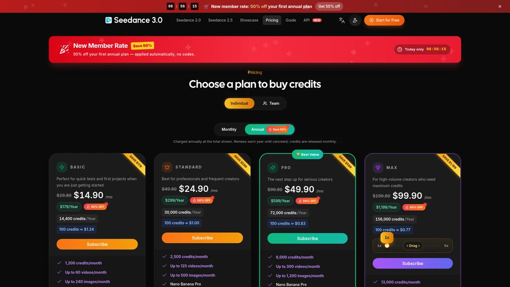 Seedance 3.0 - Screenshot 2