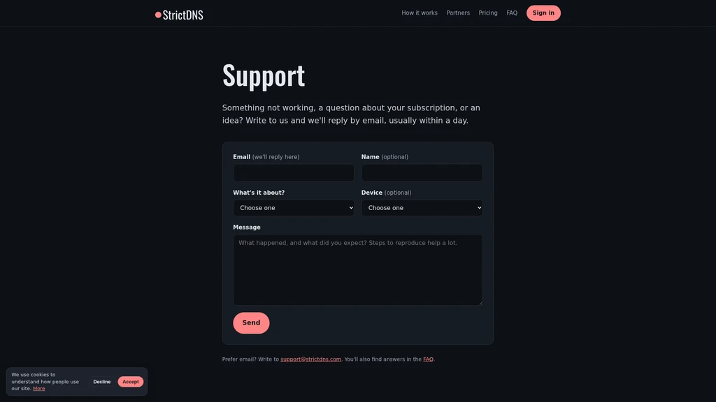 StrictDNS - Screenshot 3