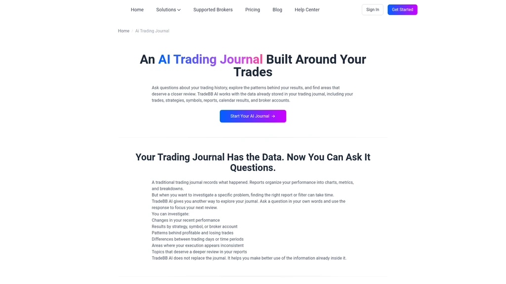 TradeBB AI - Screenshot 2