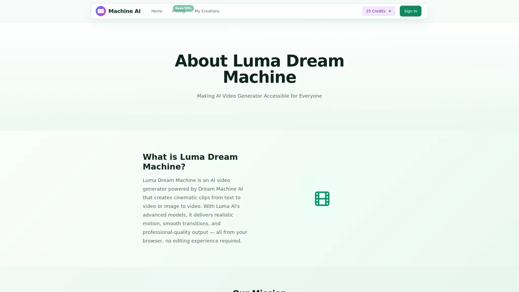 Luma Dream Machine - Screenshot 4