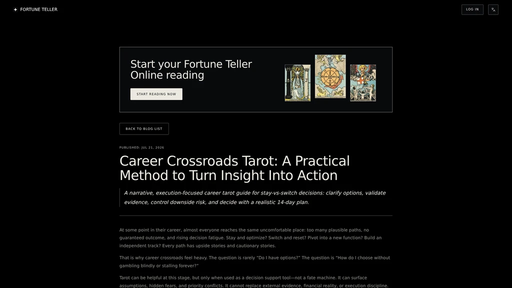 Fortune Teller Online - Screenshot 2