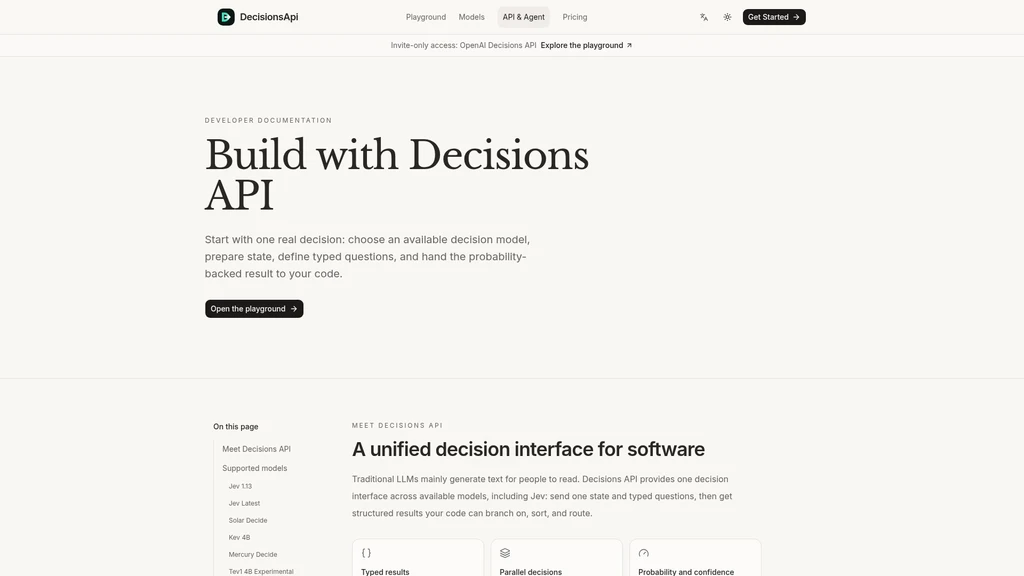 DecisionsApi - Screenshot 3