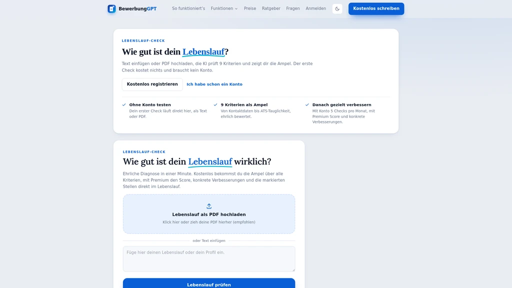 BewerbungGPT - Screenshot 3