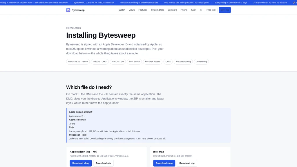 Bytesweep - Screenshot 3