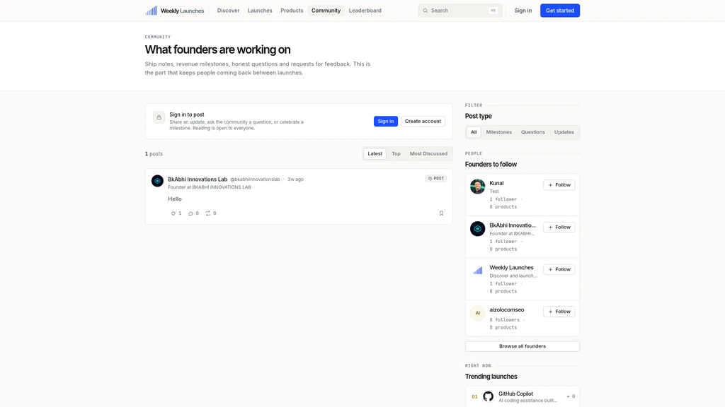 Weekly Launches - Screenshot 4