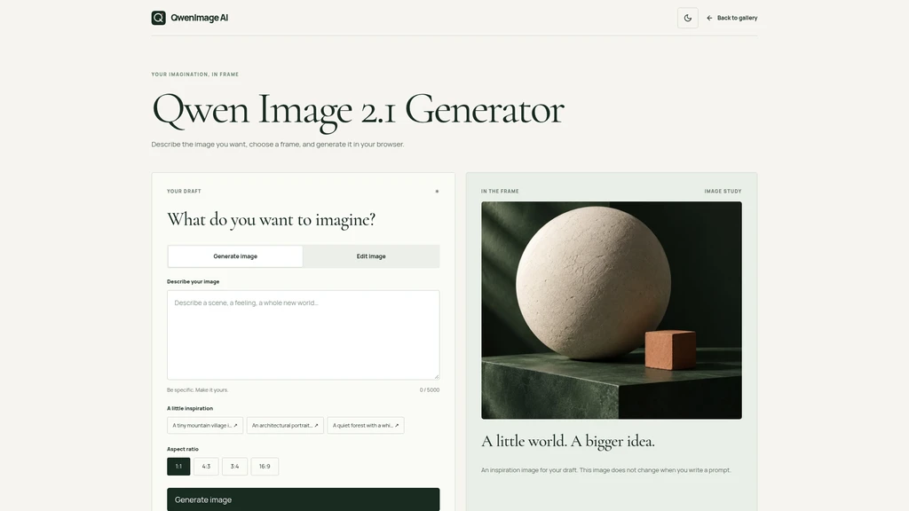 Qwen Image 2.1 - Screenshot 2